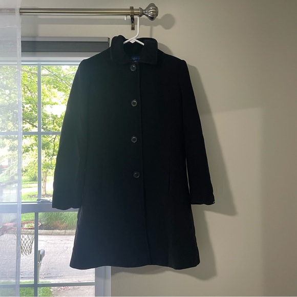 Mackintosh Women's Black wool  Pea Coat size small - Picture 1 of 9